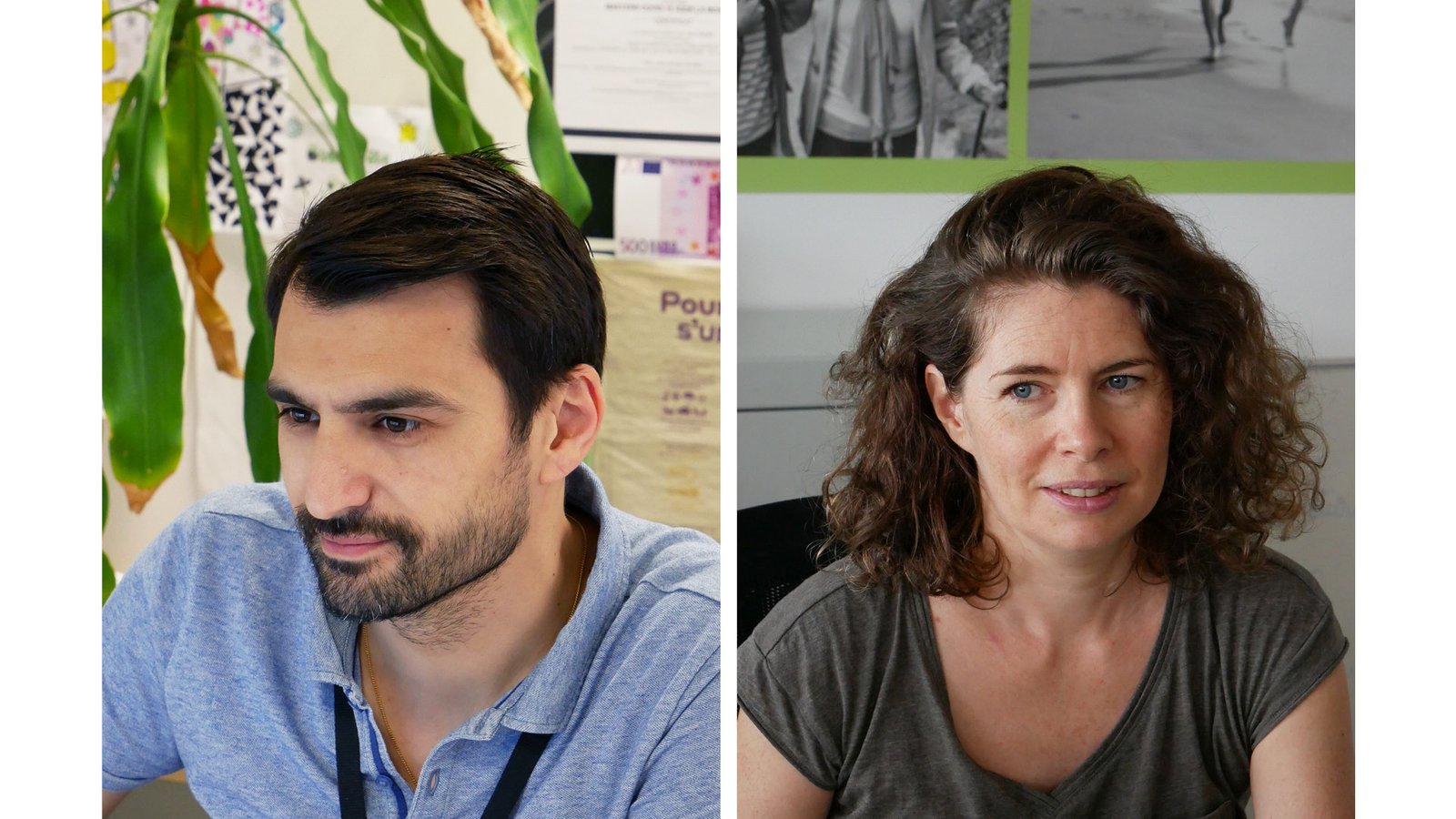 deux portraits de collaborateurs AG2R La Mondiale.